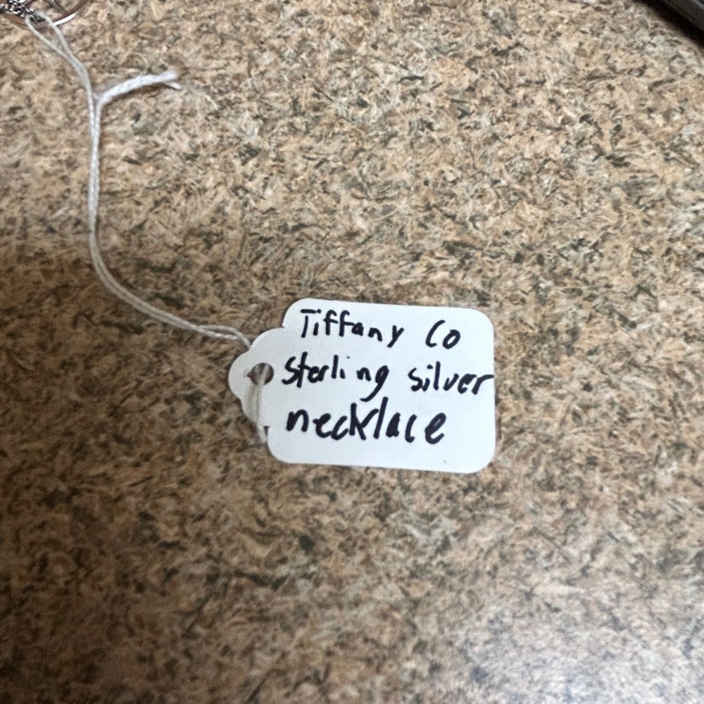 Vintage Signed Tiffany & Co. Manpower Sterling Silver Pendant Necklace - Picture 9 of 16